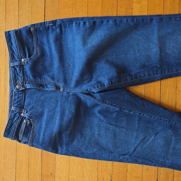 NWOT, Brooks Brothers, Straight Leg Dark Wash Jeans, Women's 10 - Picture 8 of 15